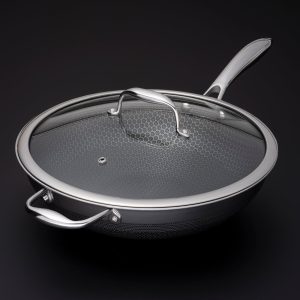 Hexclad 12" Hybrid Wok with Lid